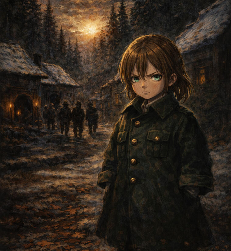 Rusty Pick Village. Arani 9 years old